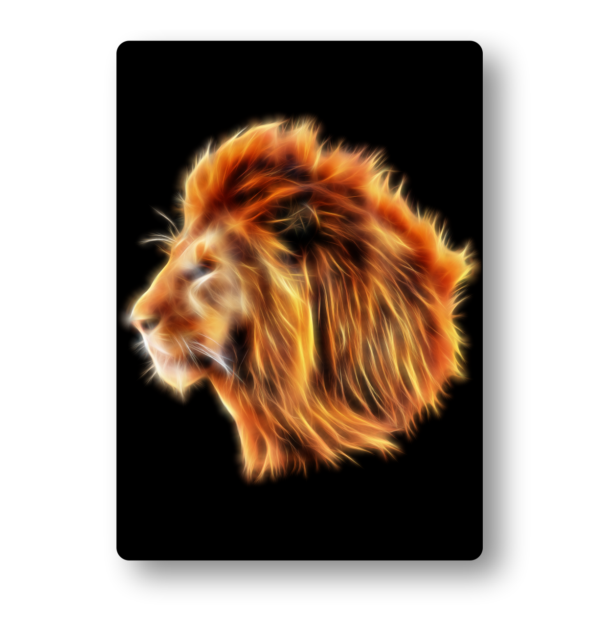 Lion 1 Metal Wall Plaque