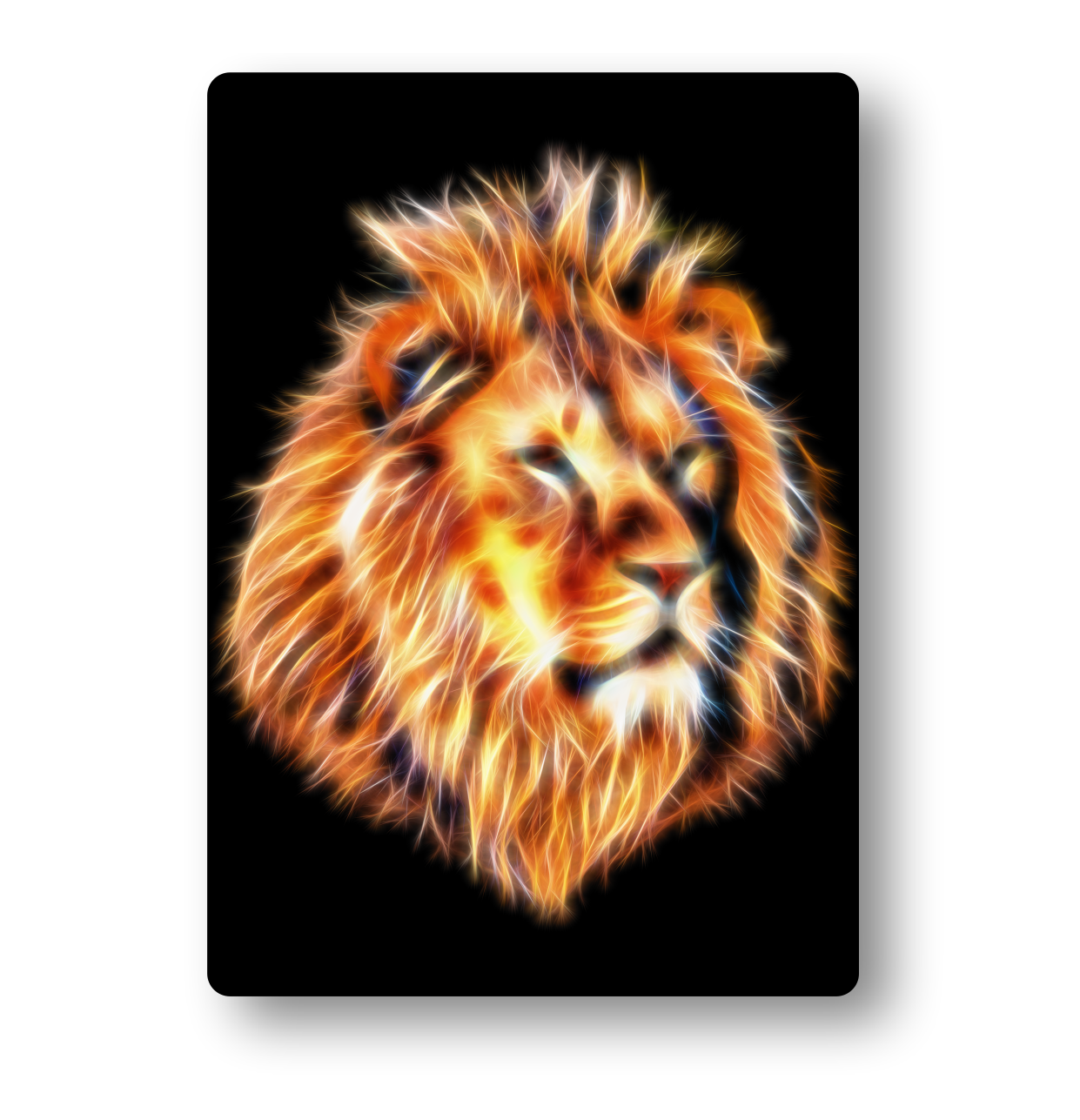 Lion Metal Wall Plaque