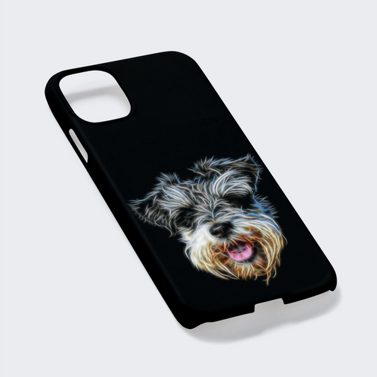 Schnauzer Phone Case Phone Case.  For iPhone or Samsung, Including iPhone 14 and Galaxy S22