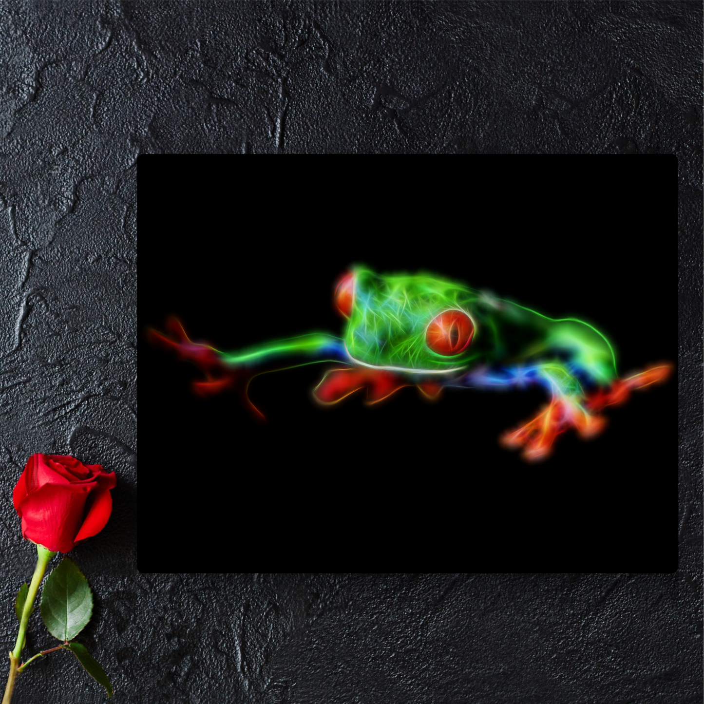 Tree Frog Metal Wall Plaque