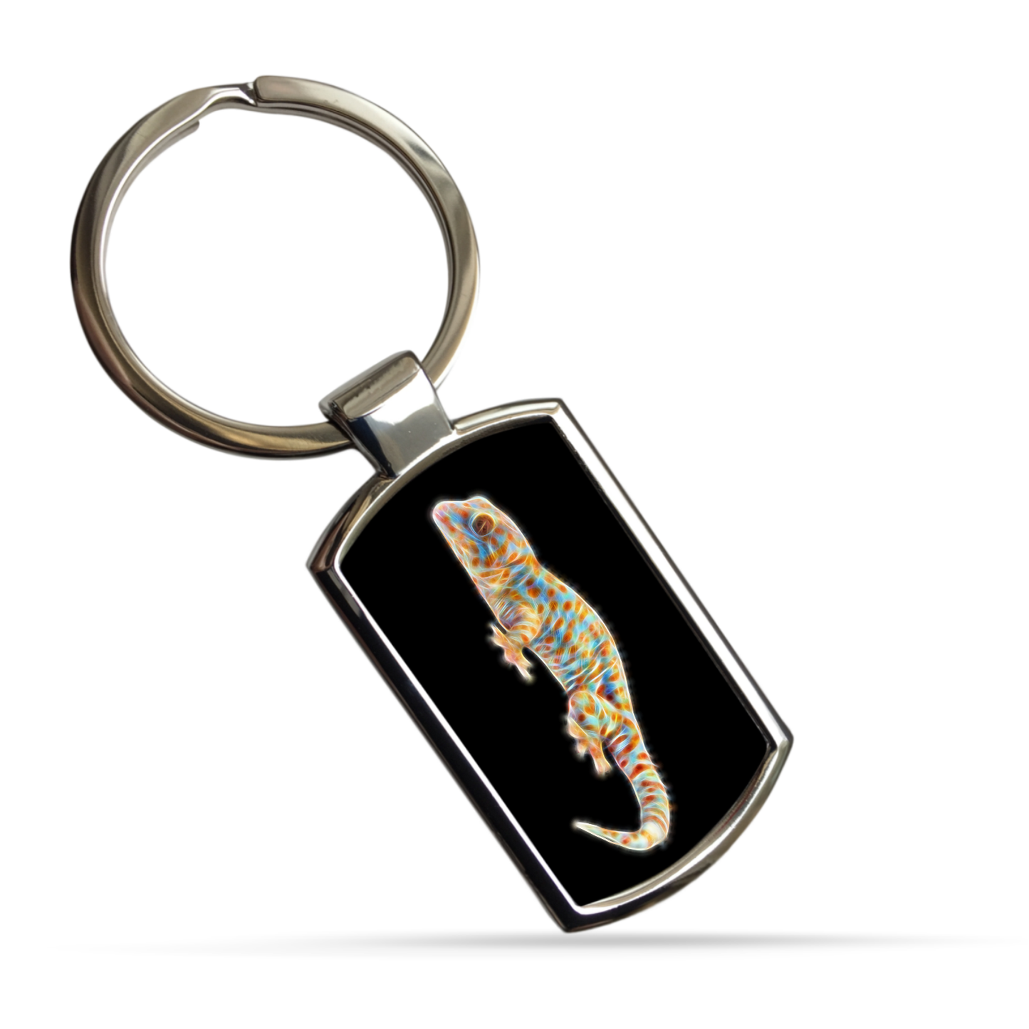 Reptile Metal Rectangle Keyrings